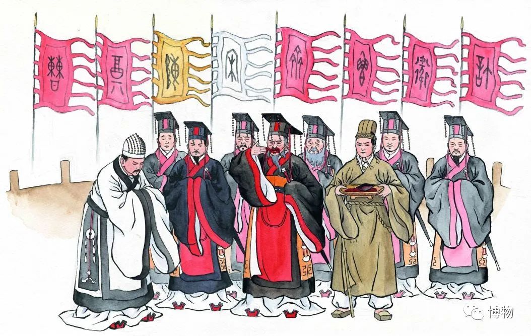 而春秋时齐桓公,晋文公等霸主召开诸侯会盟,一般是找个小国当东道主