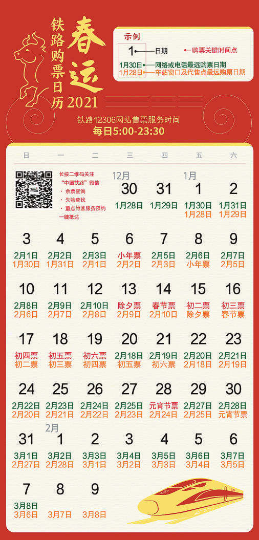 农历小年火车票今天开卖，杭州三大火车站的开售时间为11：30