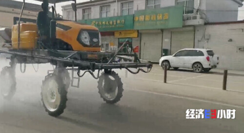 Agriculture machinery changes body disappear deicide implement! CCTV reporter is attacked continuously, the Heibei country epidemic prevention under epidemic situation? →
