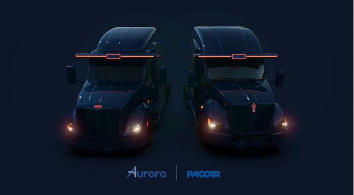 自动驾驶创企Aurora宣布与重型卡车公司Paccar合作