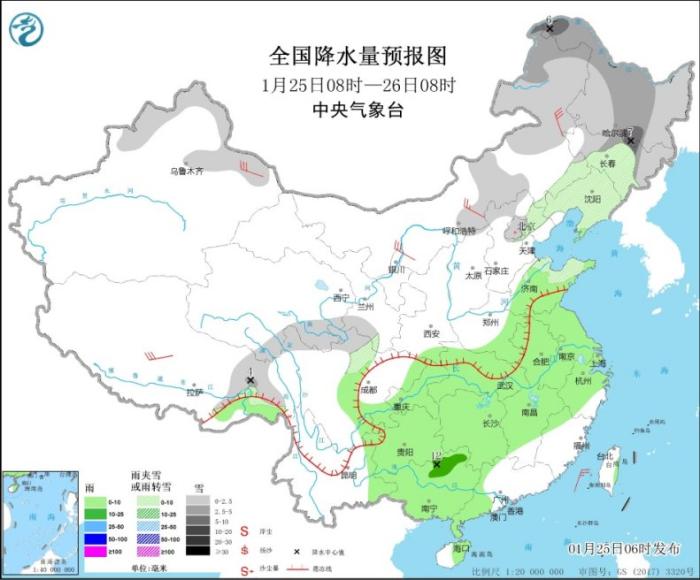 北方部分地区有雨雪和大风降温天气 华北黄淮等地有霾