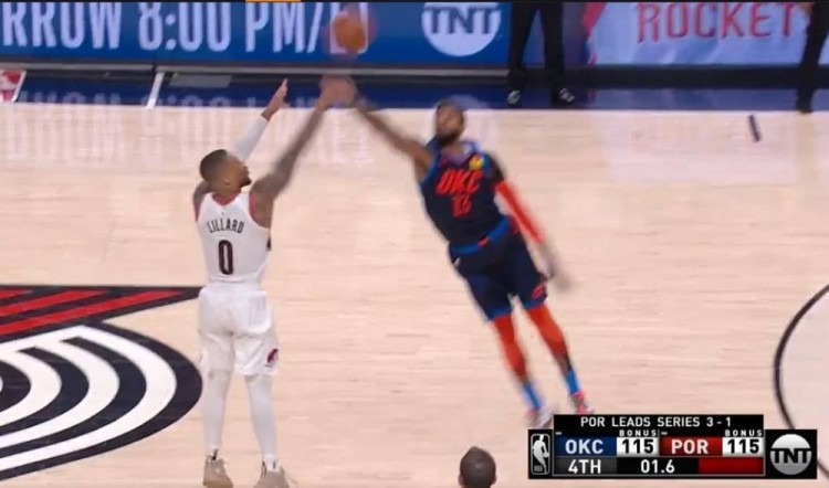 诛心！利拉德推出雷霆配色球鞋 纪念轰50分&amp