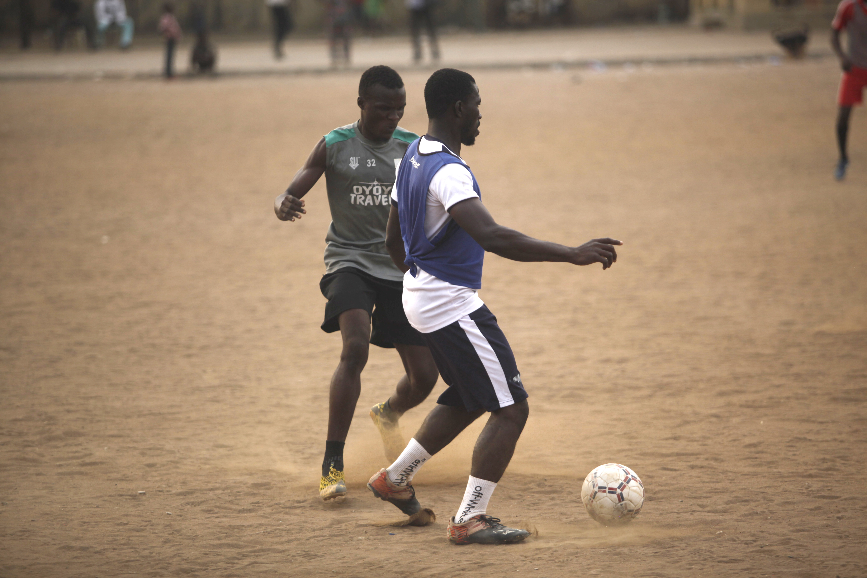 拉各斯的街头足球