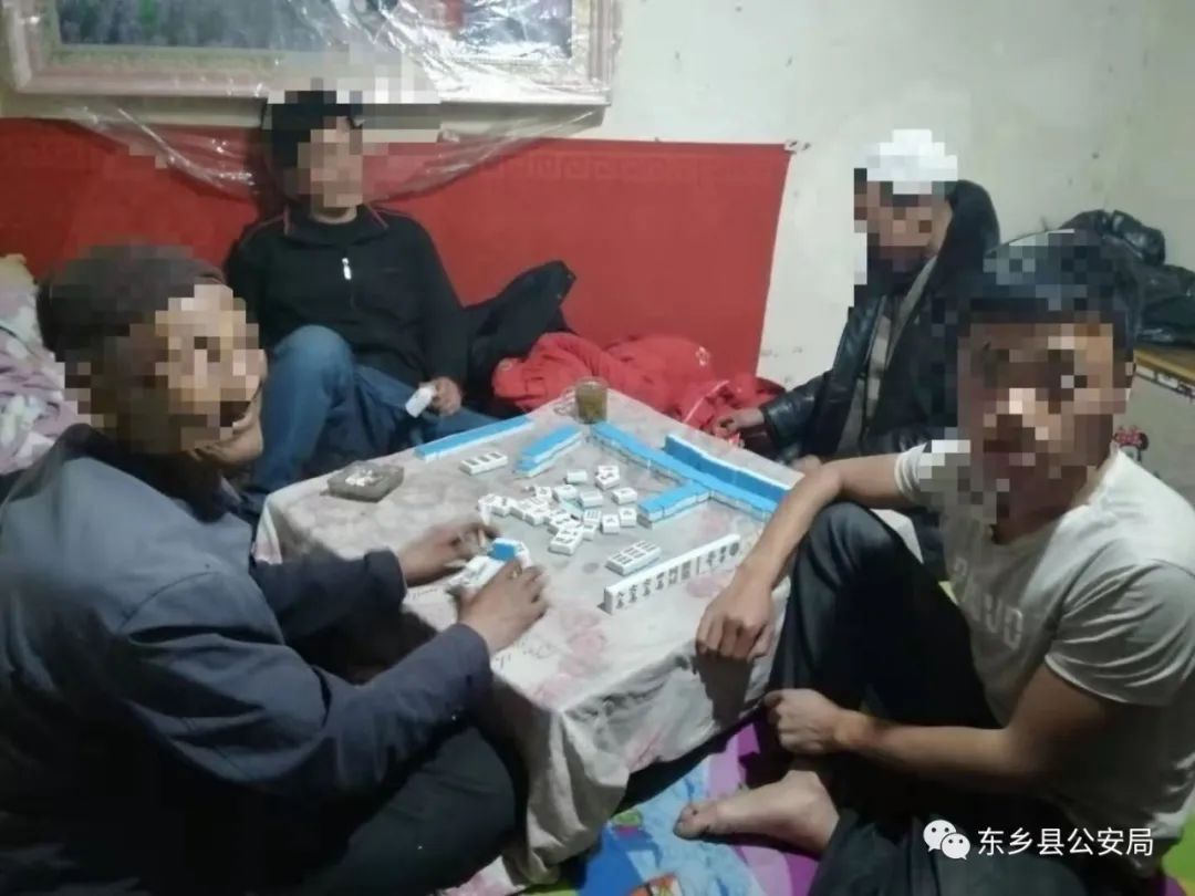 东乡县公安局锁南派出所连续查处6起赌博案件