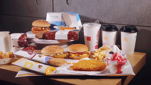 The ① after start working pauses, my choosing Mcdonald's matchs along with the heart " 1+1 "