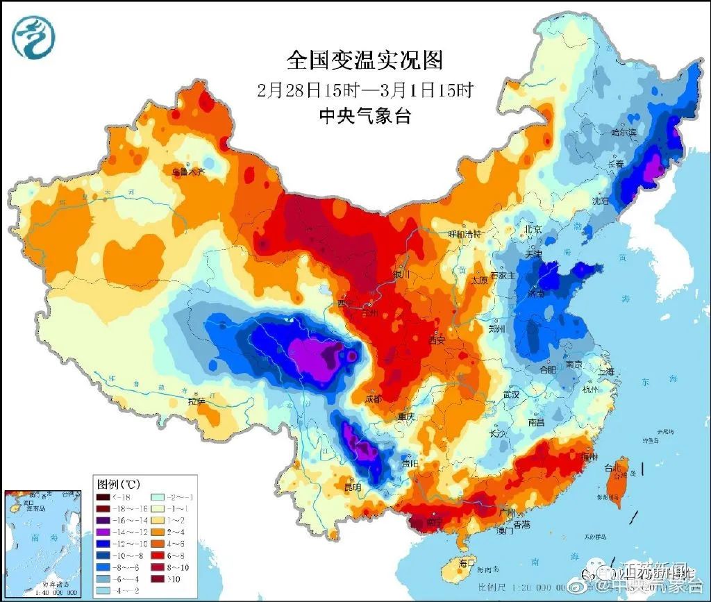 警告！明早气温暴跌12℃！又一股冷空气即将登场