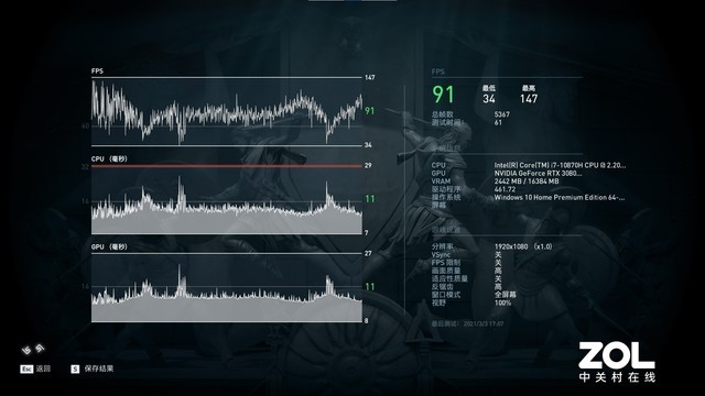 155W的RTX 3080有多强 微星强袭2 GE76评测