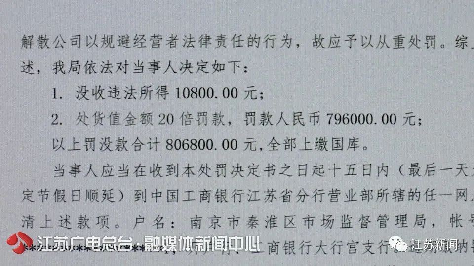 20倍！南京麦迪格被顶格处罚