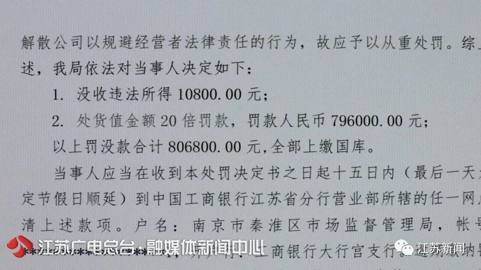 20倍！南京麦迪格被顶格处罚