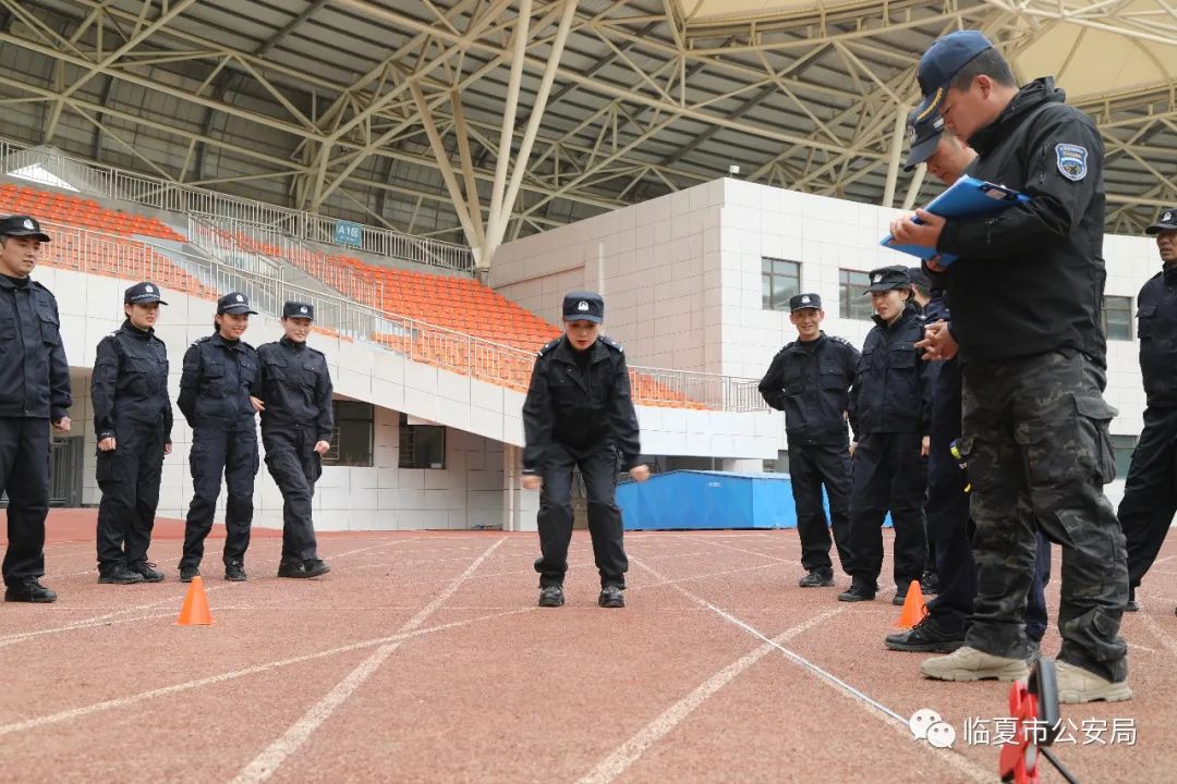 州局送教考核组对临夏市公安局开展第一季度全警实战大练兵送教考核