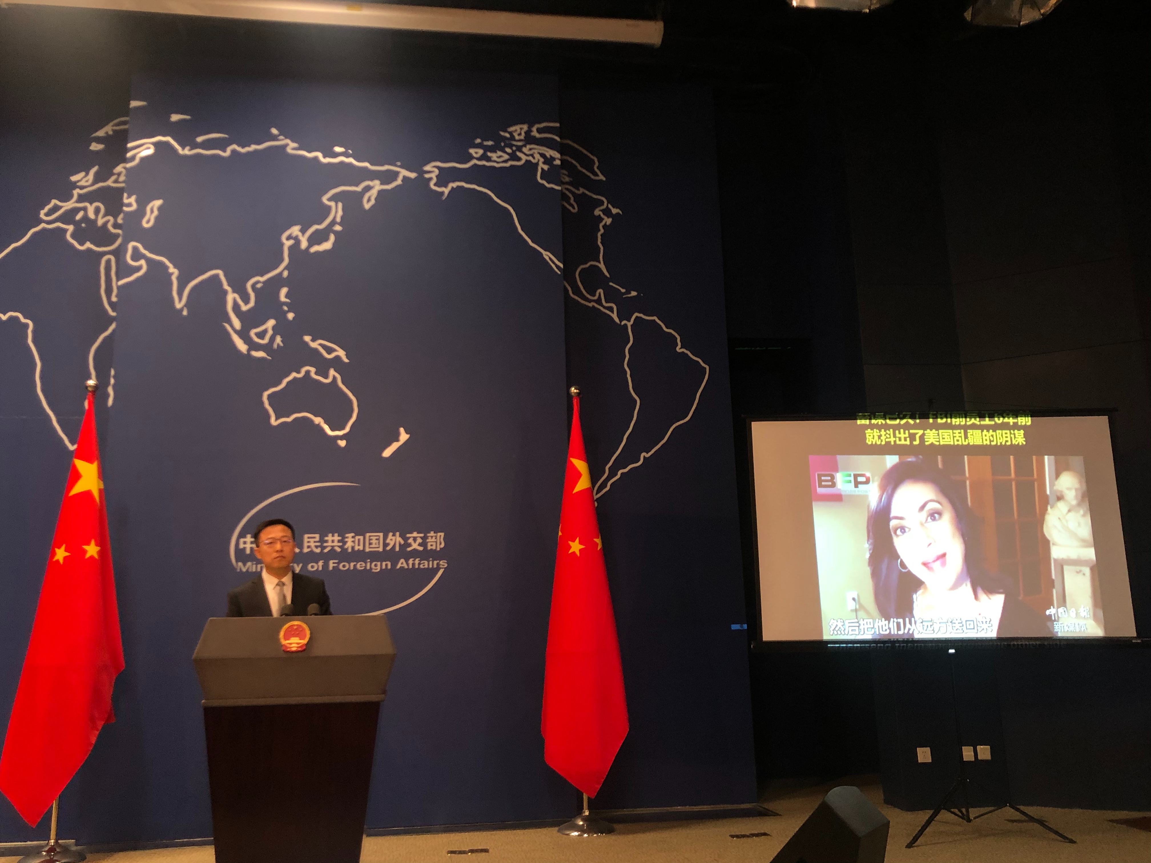 有圖有真相！ 趙立堅再次展示美國以疆制華陰謀的鐵證