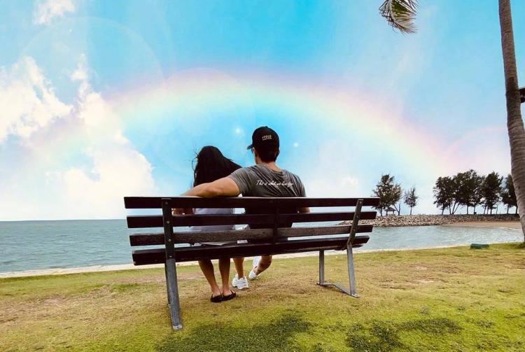 吳尊帶女兒NeiNei遊玩畫面溫馨有愛