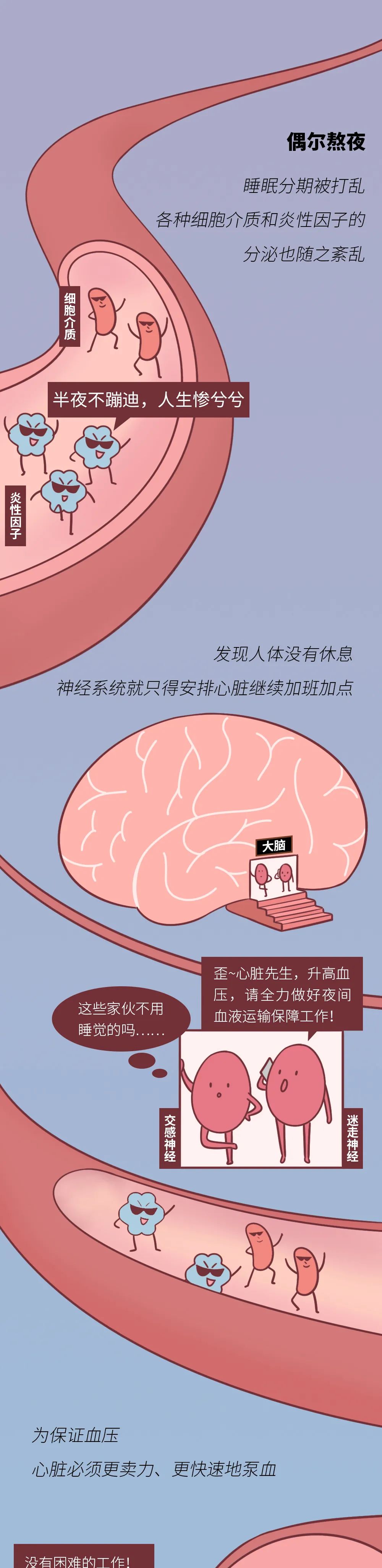 熬夜時，為什麽心髒會「咯噔」一下？看完一陣後怕