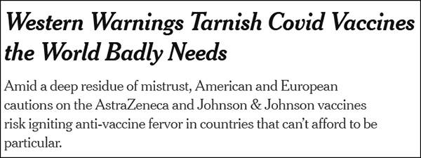 阿斯利康和強生疫苗遭質疑，美媒急了：給中俄送子彈