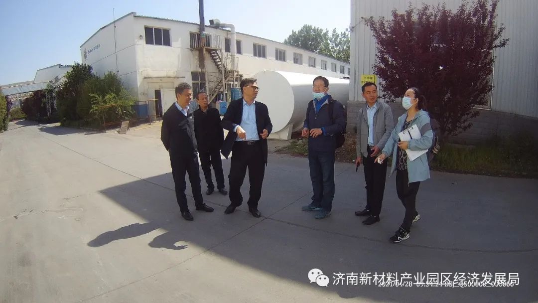 济南新材料产业园区管委会副主任吕文带队开展五一节前安全生产检查