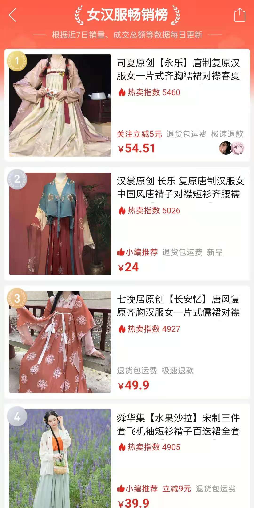 谁在拼多多上卖汉服？-第6张图片-大千世界