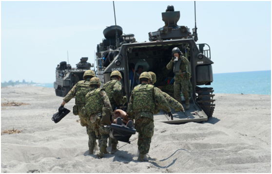 ��Ҽ����4��11�����й����ſ���ϰ���ᵺ��ս�������ǳ���һ����