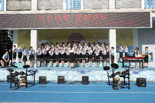 深圳市南山區(qū)南海小學(xué)怎么樣?文化藝術(shù)節(jié)開幕(圖4)