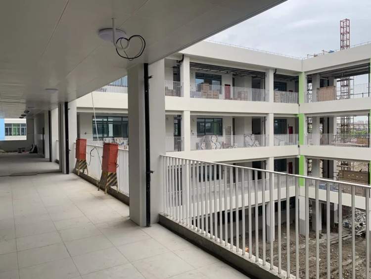 奉贤中学附属小学、初中预计九月建成投入使用(图1)