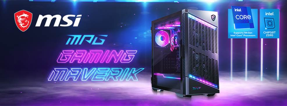 微星推出MPG GAMING MAVERIK独行侠套装，内含微星三件套，还有CPU与内存