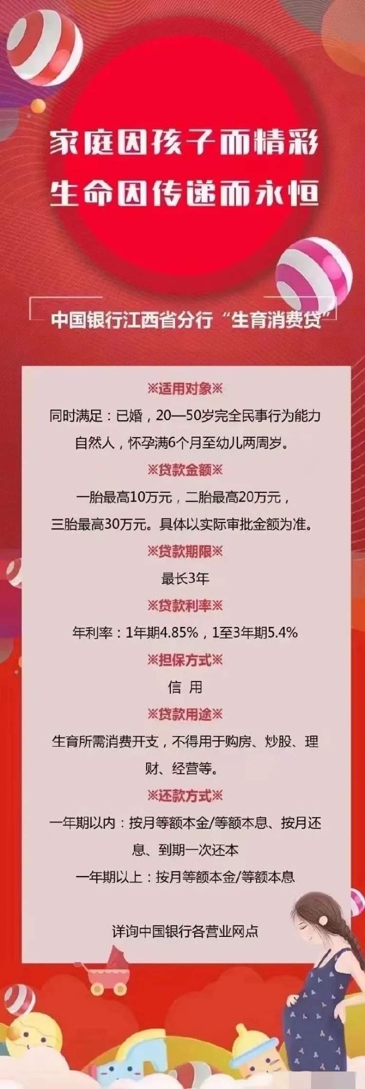 一胎10万？二胎20万？三胎30万？银行回应“生育消费贷”