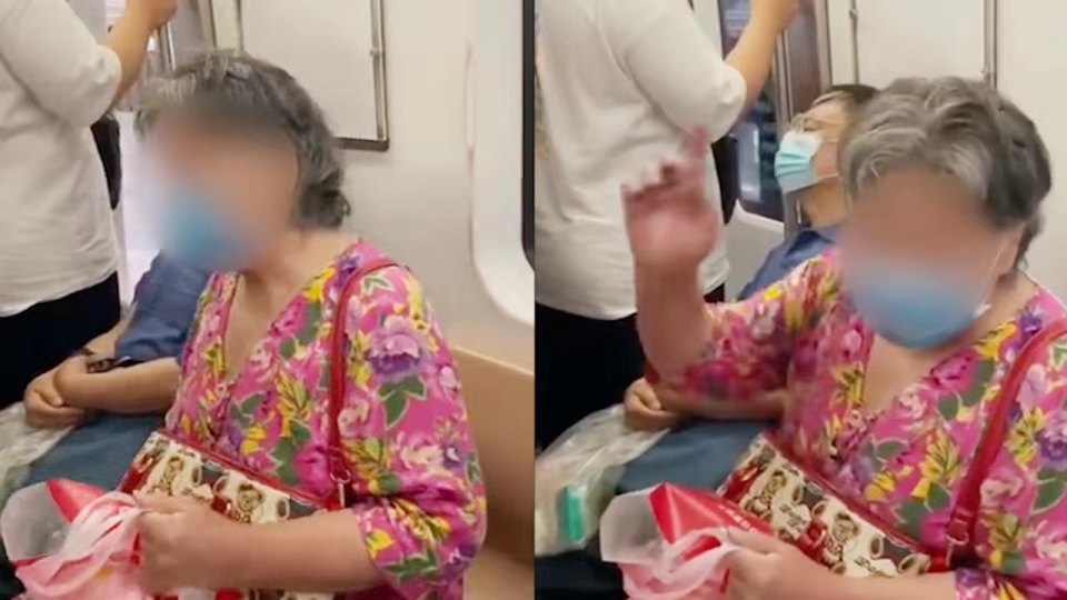 “他年轻就应该让座”，北京大妈地铁让小伙让座后训话，北京地铁回应了