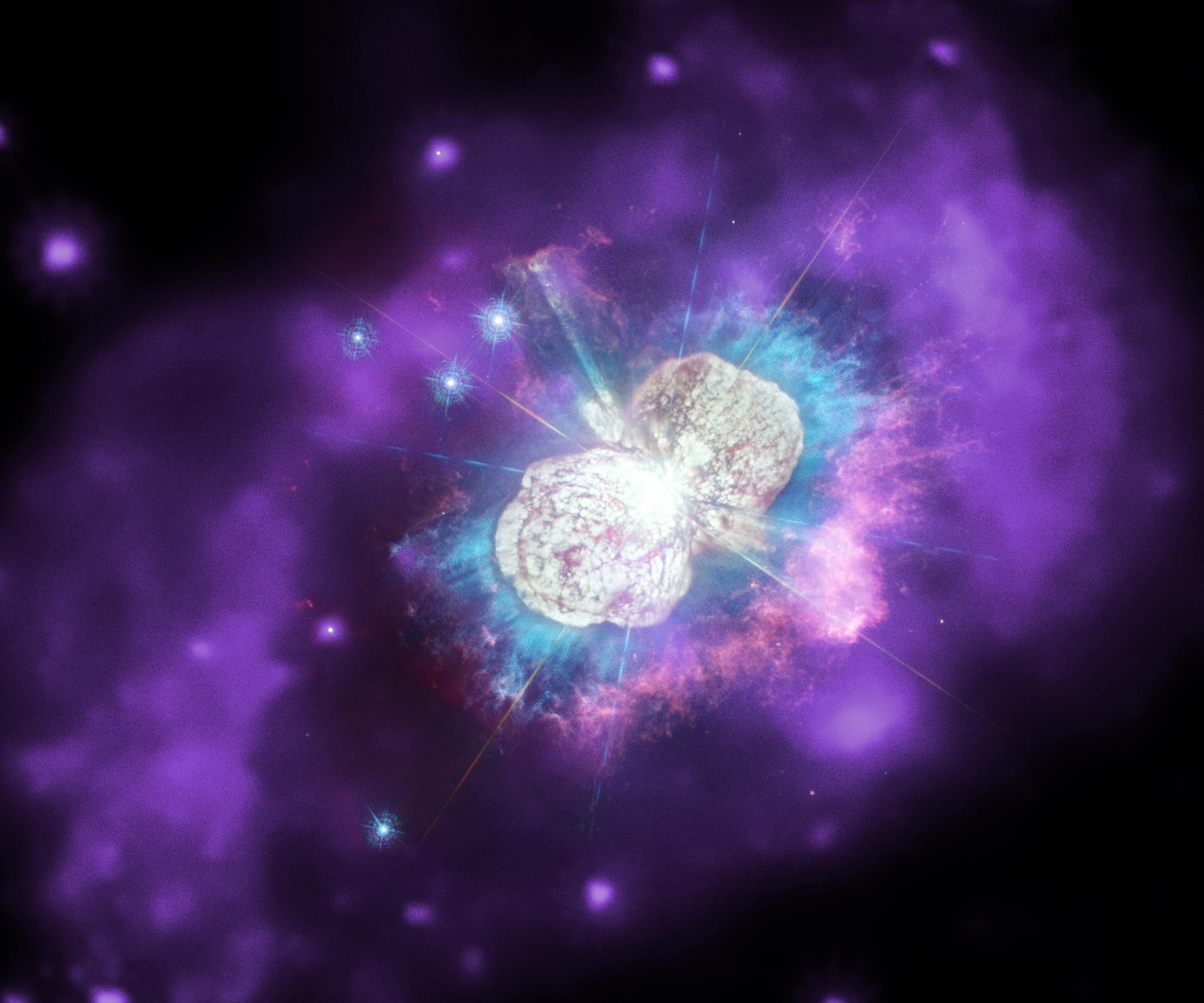 明亮的宇宙伽马射线暴可能揭示出奇怪的星际“结点”