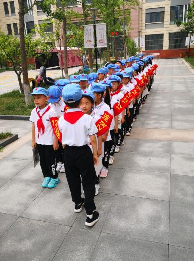 济南市辅仁学校小学段一年级组织红色乐考(图8)