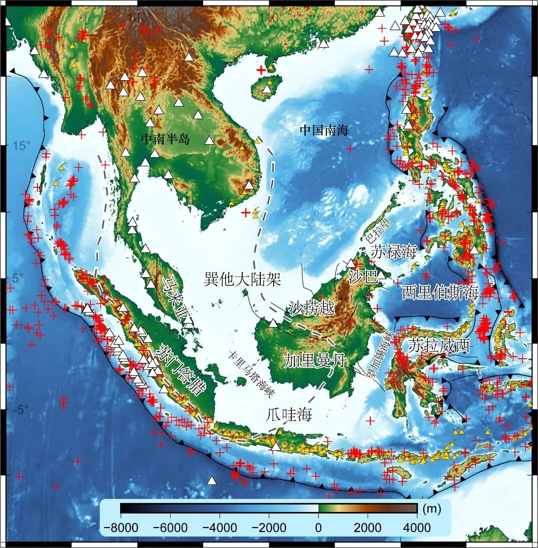 GJI：东南亚海洋与大陆型地壳Lg波衰减测量及其构造演化意义