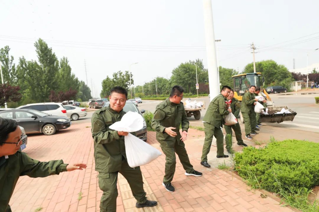 济南新材料产业园区举行防汛应急专项演练
