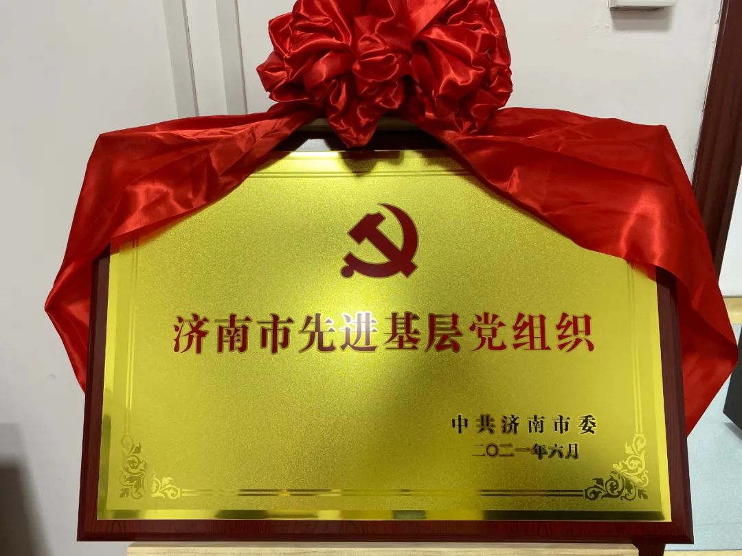 喜讯！园区新增一家“济南市先进基层党组织”