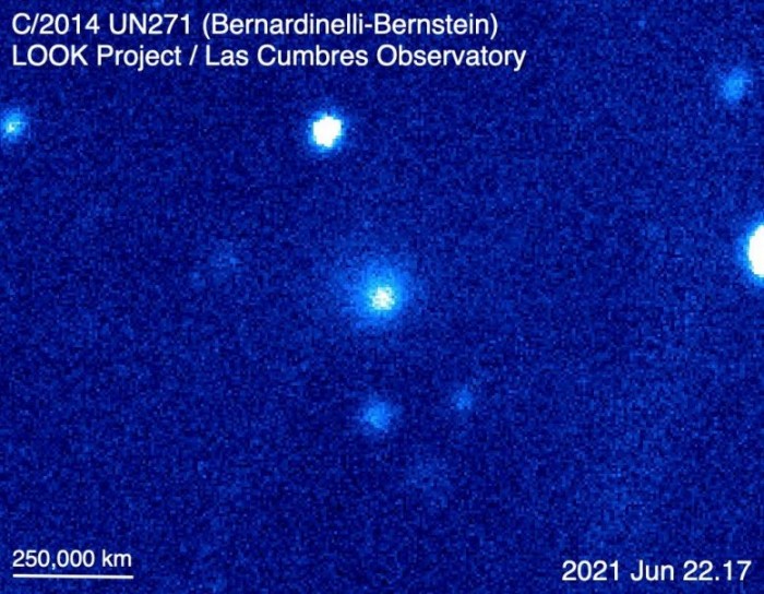 新发现的太阳系外缘“星际访客”被证明是已知最大的彗星