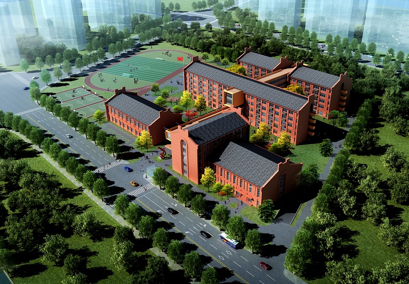 上海市山阳中学新校区图片