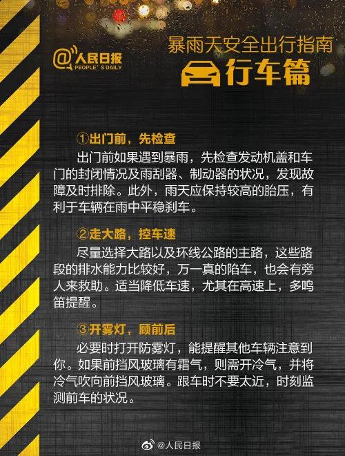 这份自救指南很实用!面对洪水时自救的正确姿势是→