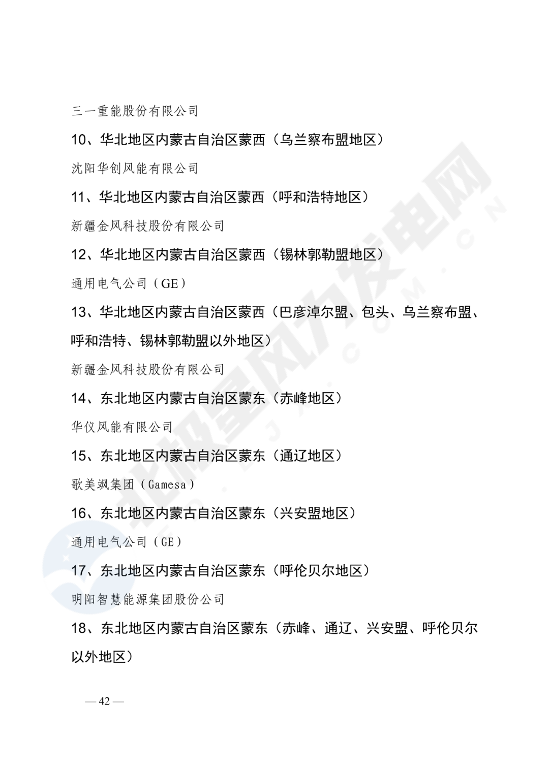 重磅！2020年度最优风电主机厂名单公布