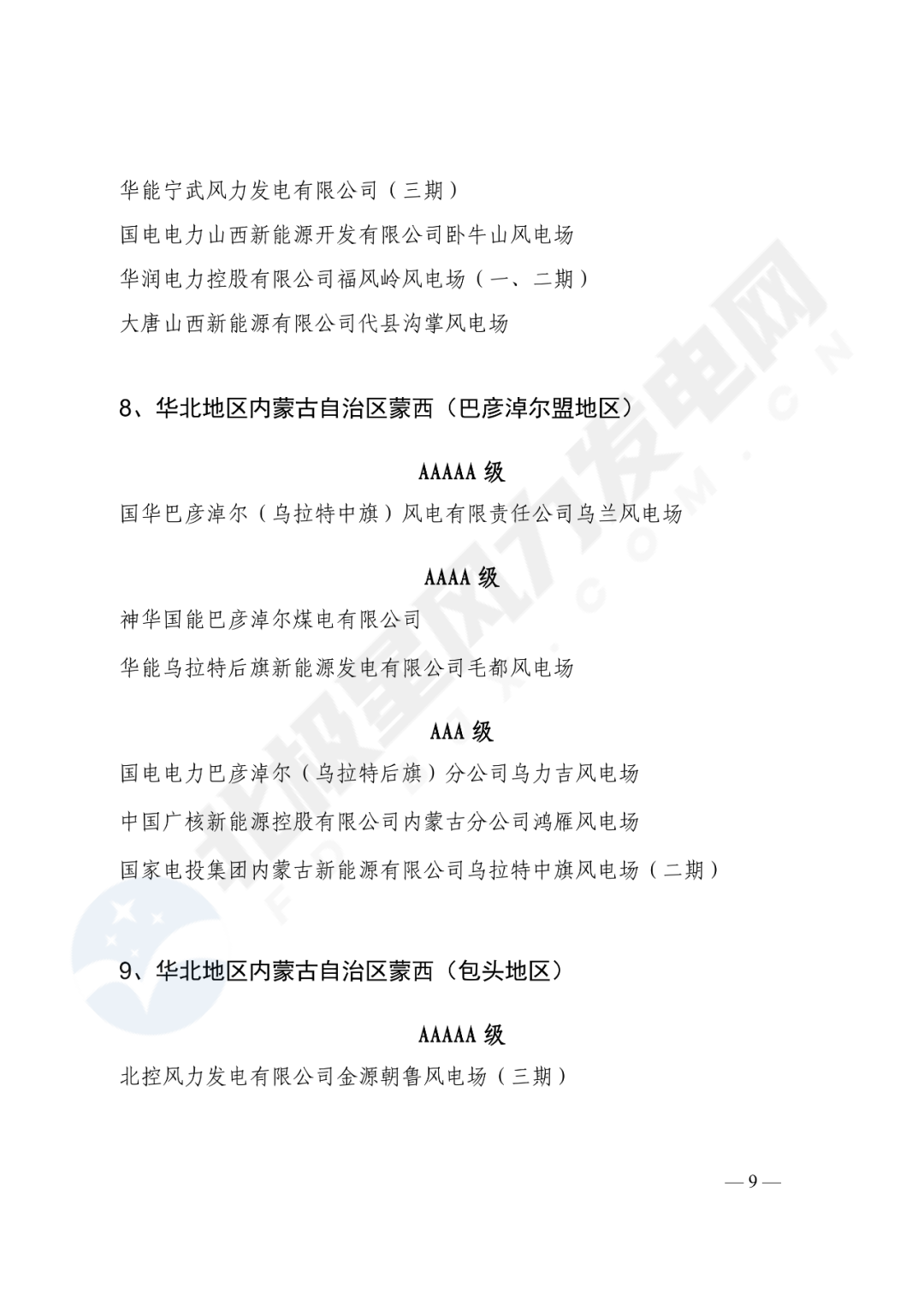 重磅！2020年度最优风电主机厂名单公布