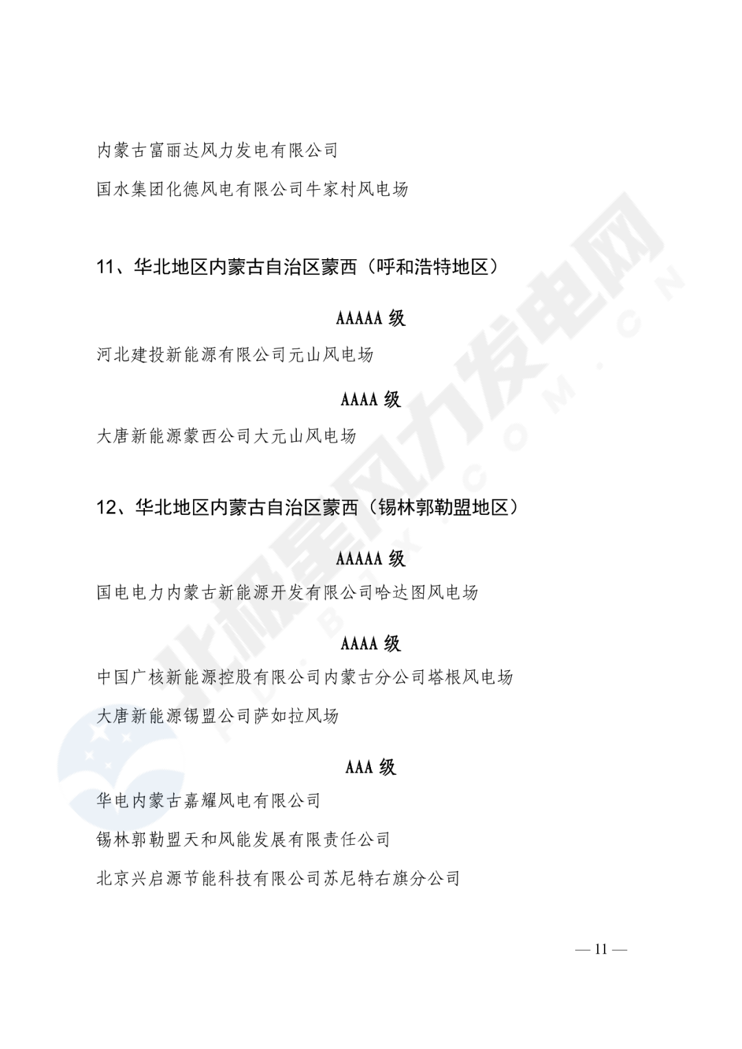 重磅！2020年度最优风电主机厂名单公布