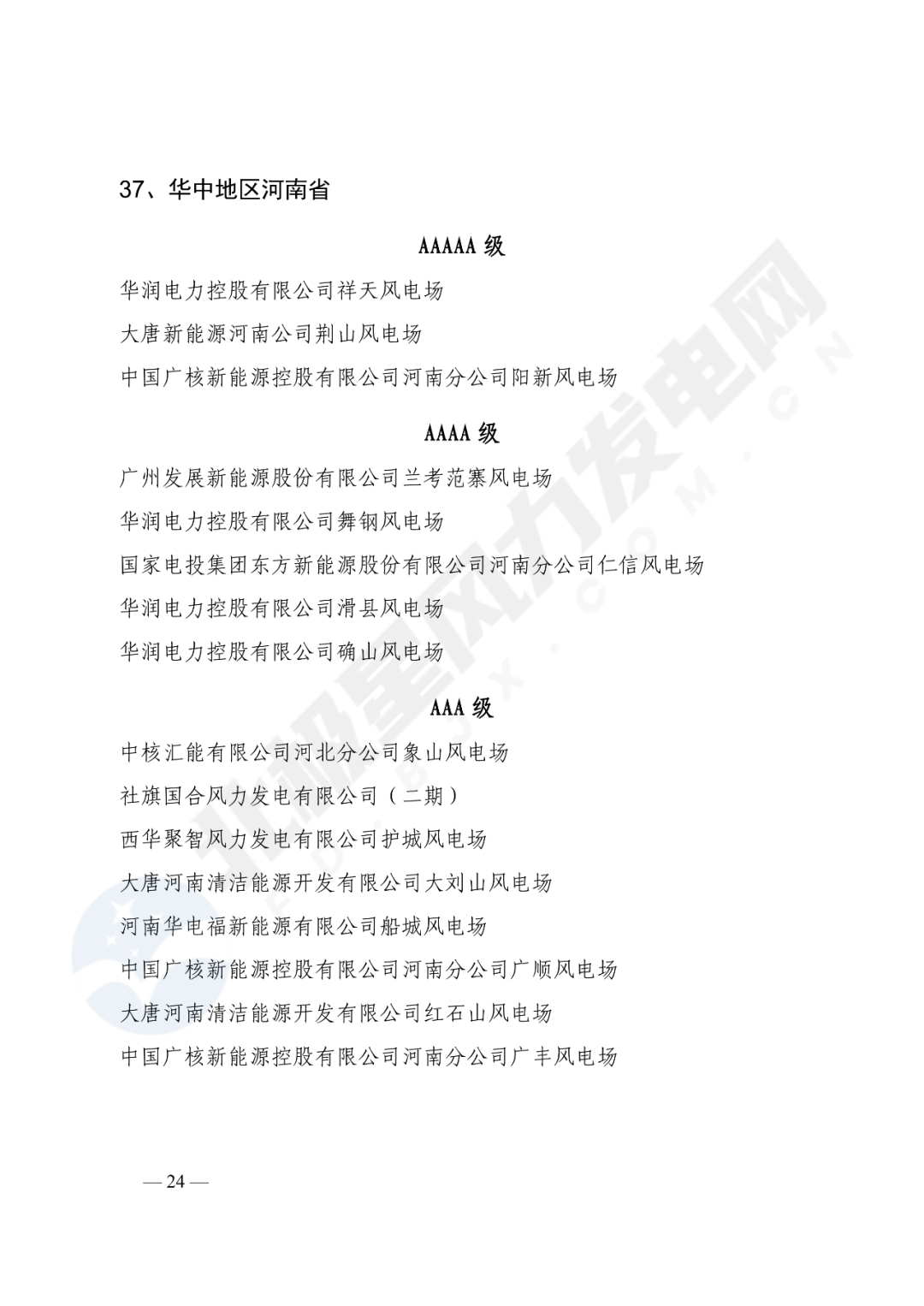 重磅！2020年度最优风电主机厂名单公布