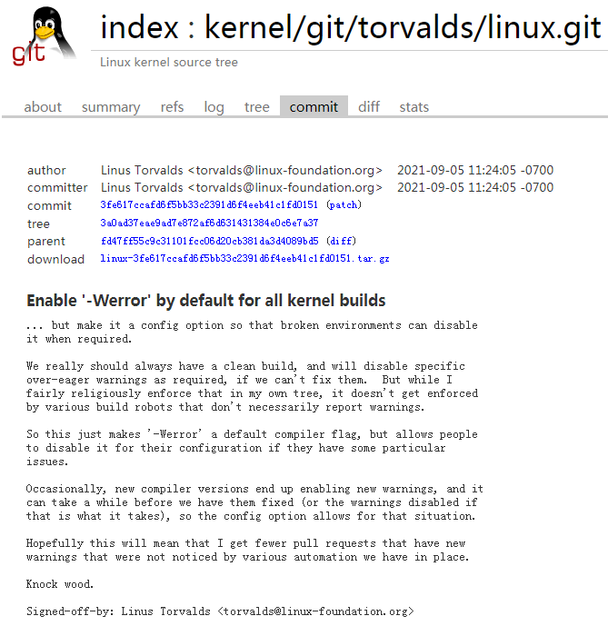 Linux 5.15将默认为所有内核构建启用-Werror编译器标记-第1张图片-IT新视野