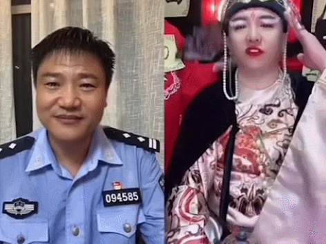 交警小哥也来宣传交管APP，“西厂公公”忙坏了
