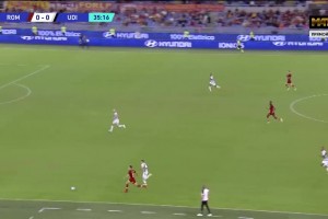 意甲-亚伯拉罕破门佩莱格里尼染红 罗马1-0胜乌迪内斯