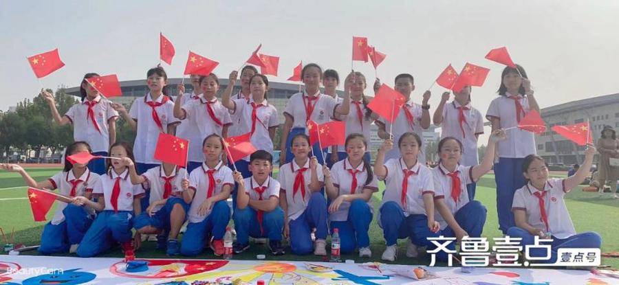 博兴县实验小学：绘百米长卷，献礼祖国生日(图7)