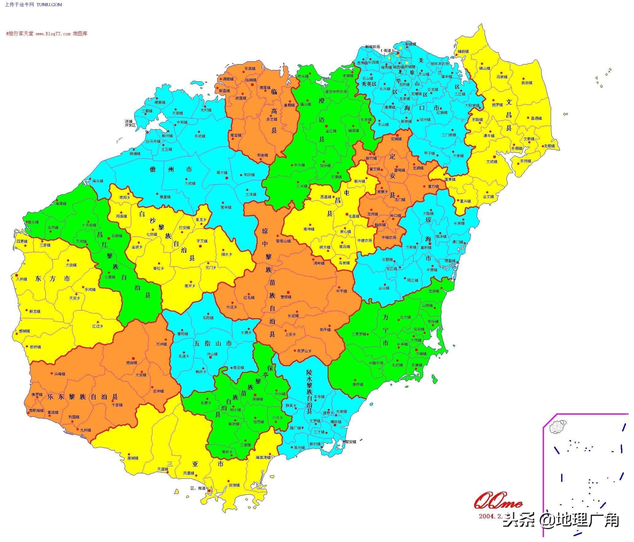 海南省-中国面积最大的省份