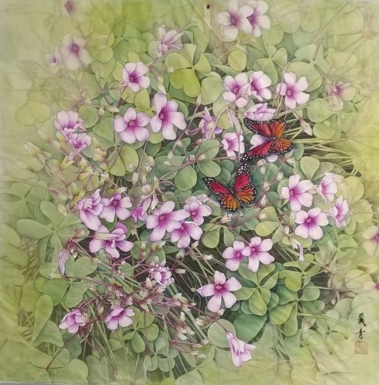 画家杨丽清——典雅秀逸 浑然天成