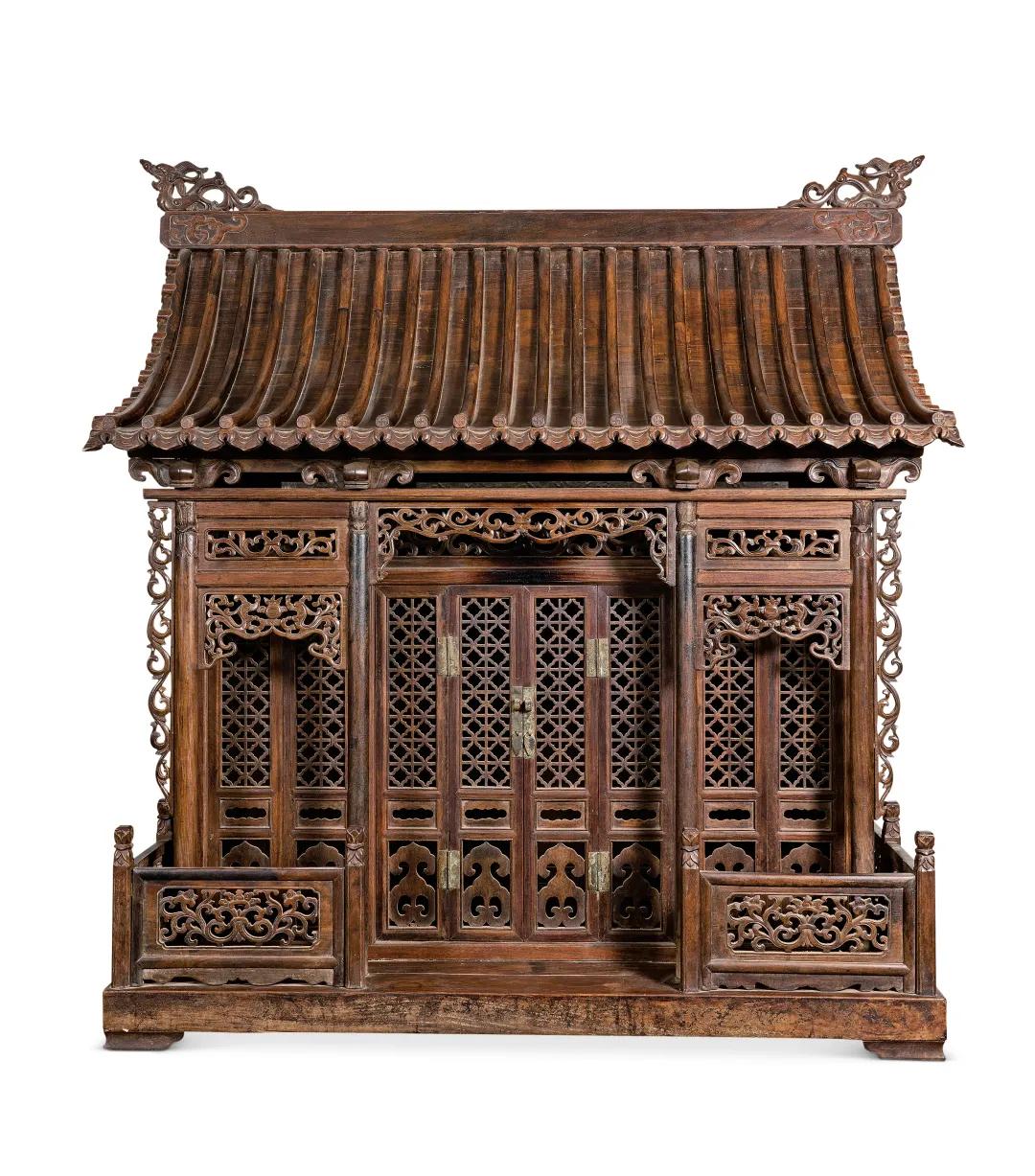 ▽鴻▽ 花梨木製 細密彫 竹節紋 鎮尺一對 置物 古賞物 中国古玩 中国古美術