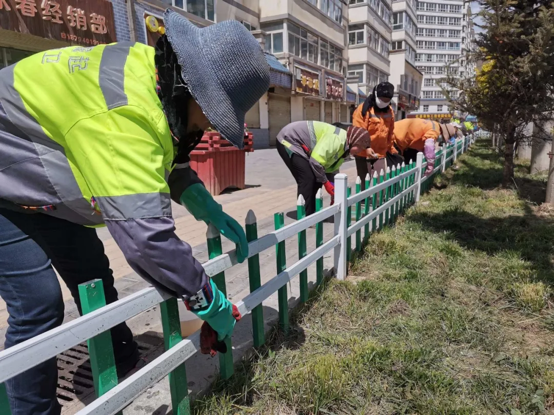 临潭县集中开展全域无垃圾专项整治活动