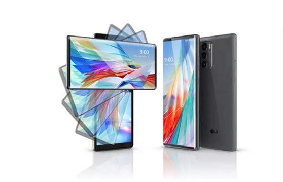 LG公布第一款可转动双屏幕5G手机上，价钱大约在6000元上下