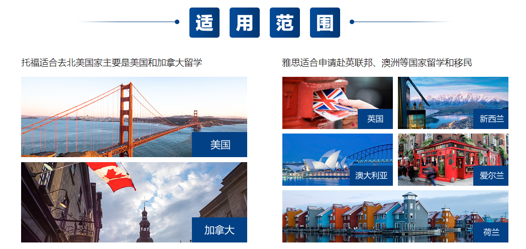 雅思和托福的区别
