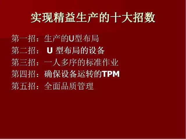 「標桿學習」PPT全面解讀精益生產管理