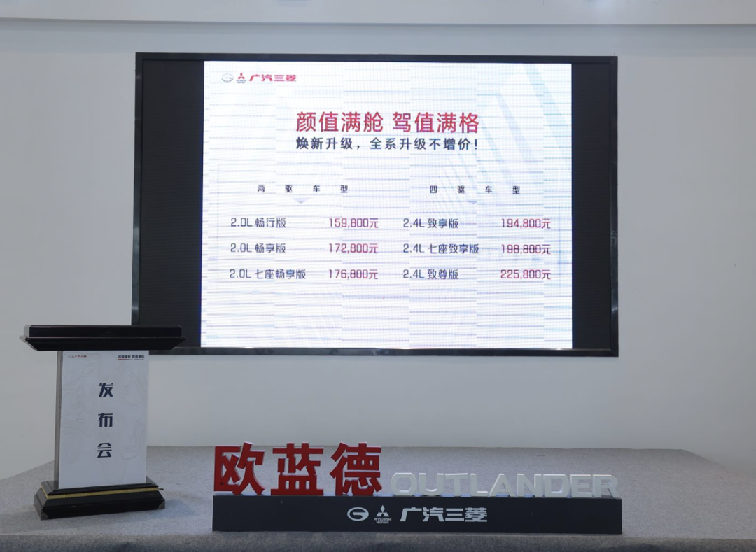 15.98起售！2021款欧蓝德爱得起也买得起！